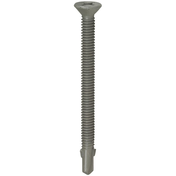 Teks Self-Drilling Screw, #12 x 2-3/4 in, Zinc Plated Steel Flat Head Phillips Drive, 40 PK 21384 - main